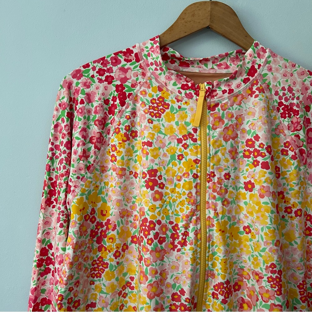 J. Crew one piece rashguard swimsuit